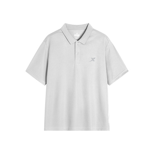 特步冰丝短袖T恤男装夏季2026新款男款速干Polo衫薄款旗舰店衣服