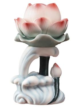 梵趣莲花灯佛供灯LED灯长明灯插电佛灯家用佛前供佛观音财神灯