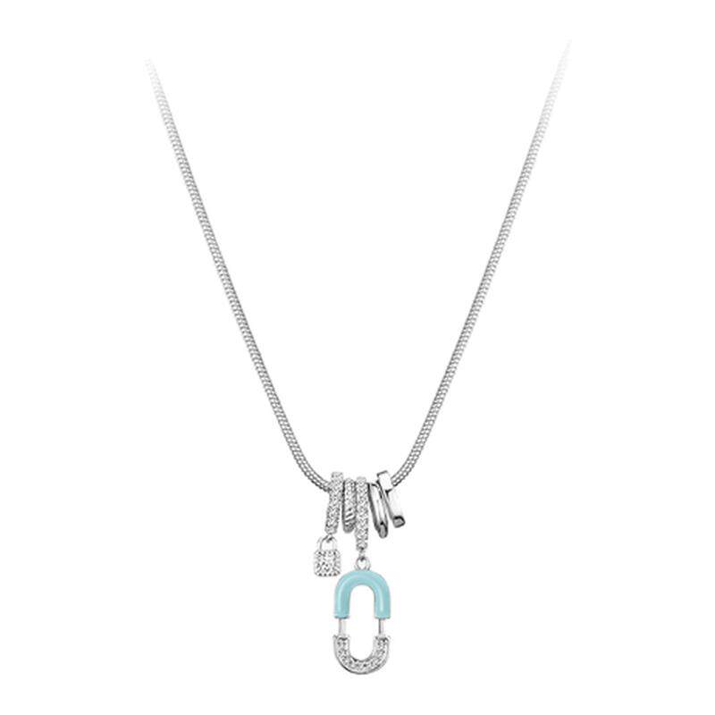 【官方正品】DAVENA蒂玮娜小锁扣项链女轻奢古小众精致生日送女友