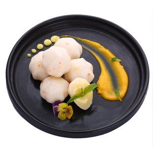 海欣鱼极芝士丸子火锅食材海鲜冷冻速冻关东煮芝士包宝鱼丸麻辣烫