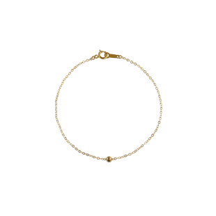 招财转运珠小金豆手链 美国14K包金极细金珠手饰女精致简约不掉色