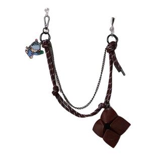 POPMART泡泡玛特小野Hirono 回声系列盲盒挂链潮流时尚周边挂饰