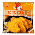 正新预制金丝鸡排鸡扒半成品裹粉空气炸锅冷冻藤椒厨房家庭装烤箱