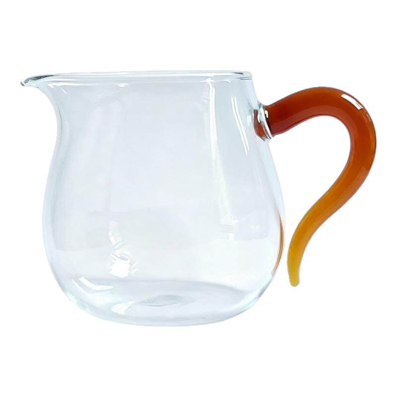 高硼硅加厚公道杯玻璃耐热高档大小号透明茶海公杯茶漏茶水分茶器