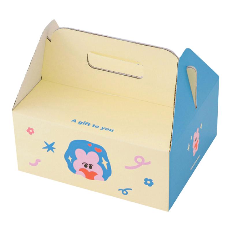杂啊原创可爱腮帮兔礼盒礼品盒包装盒空子盒生日礼物盒伴手礼盒