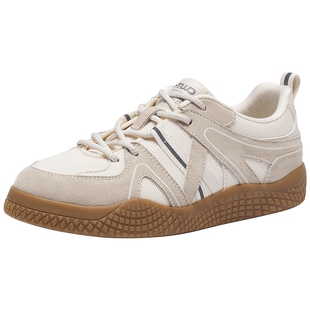 热风百搭休闲鞋2026年春季新款轻便户外女鞋通勤面包鞋女款板鞋子