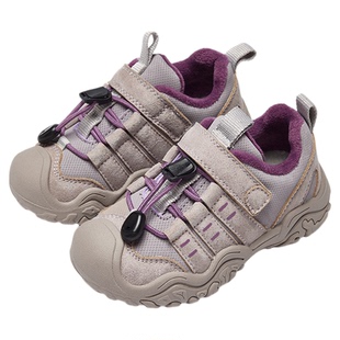 MQD马骑顿儿童运动鞋冬季新款户外登山鞋女童机能鞋软底加绒鞋子