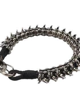 CHICCHOK钛钢龙骨手链男欧美嘻哈街头个性复古霸气高级感潮流手饰