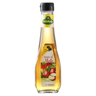 冠利纯苹果醋250ml进口0脂肪家用水果醋酿造沙拉醋食用苹果醋调料