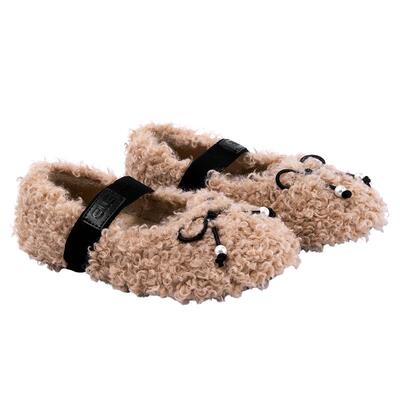 ELLEkids女童毛毛鞋童鞋