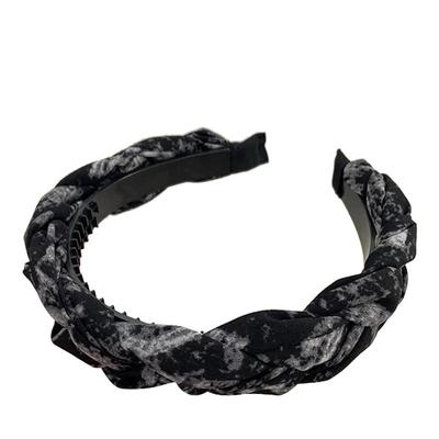 国风晕染麻花发箍女复古高级感