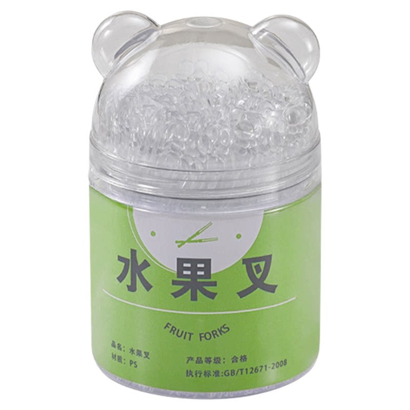 水果签瓶装袋装一次性水果叉塑料