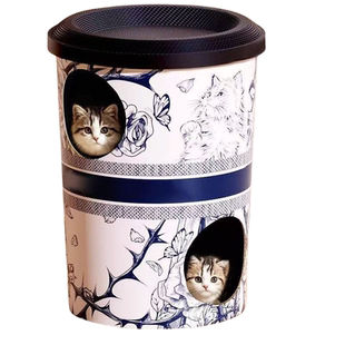 霸王茶姬猫抓板猫窝成猫幼猫磨爪瓦楞纸猫抓桶猫玩具四季通用三层