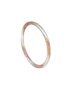 999.9纯银珐琅彩描金手镯