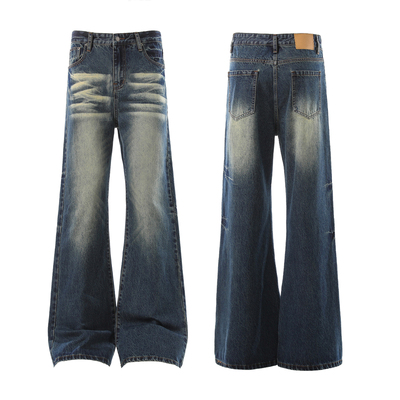 橘子树在哪儿美式水洗折痕牛仔裤