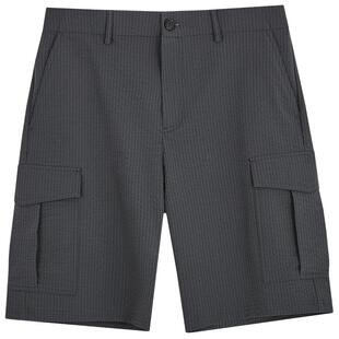 【2025夏】柏品易打理五分短裤男泡泡纱轻便商务休闲透气弹力裤子