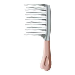 双排波浪齿卷发梳按摩梳不打结蓬松梳理发店防静电保护卷发造型梳