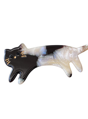 法式百搭小猫发夹刘海夹