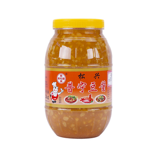 潮汕特产普宁正宗郑松兴豆酱2kg 商用黄豆酱豆豉酱豆瓣酱调料蘸料