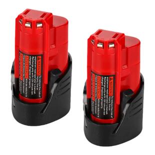 定制替代Milwaukee米沃奇M12  M12电池2.0Ah3.0Ah适合 3404 3453