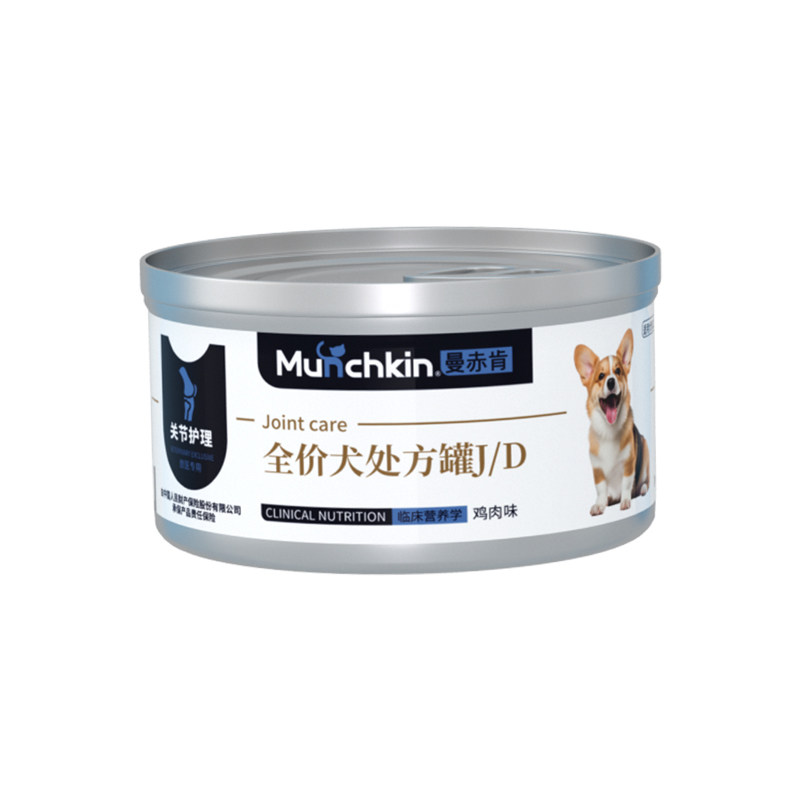 曼赤肯全价犬用JD关节护理处方罐