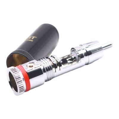 纯铜镀铑WBT音响音箱功放RCA插头