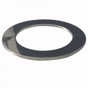 不锈钢装饰盖角阀水龙头遮挡空调孔墙盖板热水器排气管烟管遮丑盖