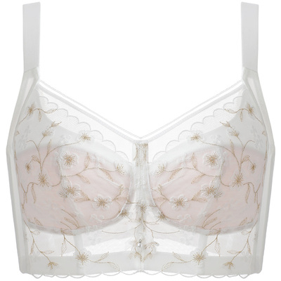 大胸显小防下垂大码全罩杯文胸