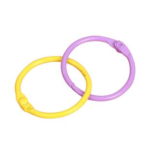 金属钥匙环钥匙扣钥匙圈锁匙扣环开口环小圈彩色环扣圈卡扣不锈钢