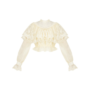 【情诗】withpuji原创设计cla三色百搭内搭/2way披肩多穿lolita秋