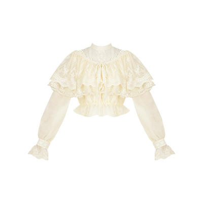 【情诗】withpuji原创设计cla三色百搭内搭/2way披肩多穿lolita秋