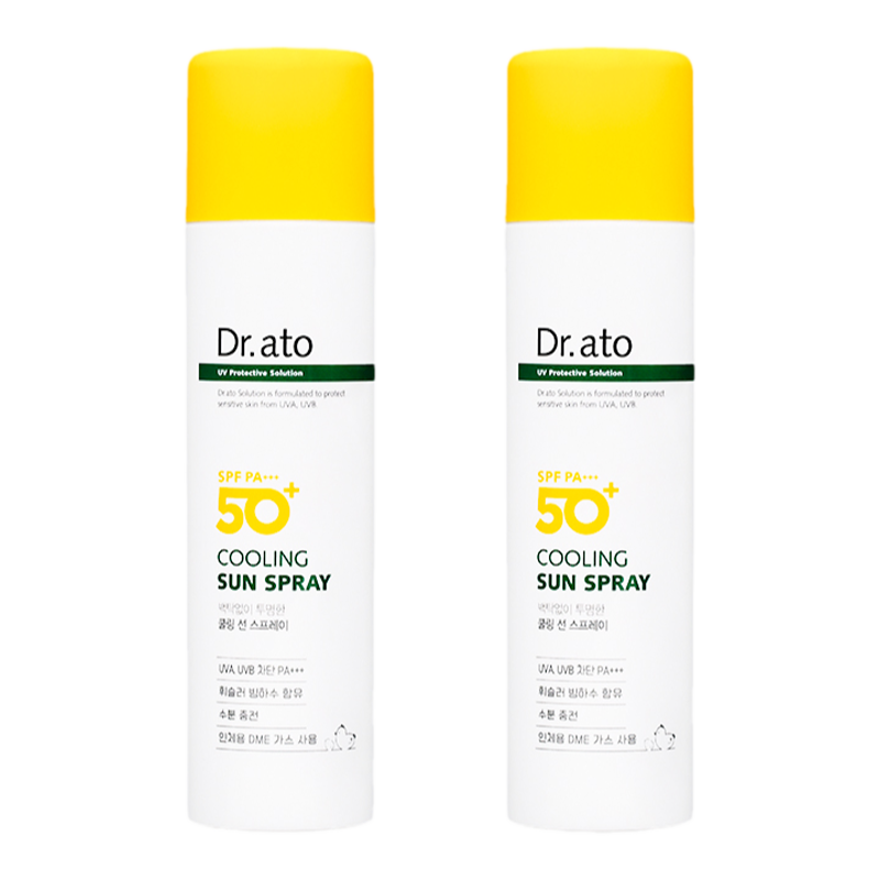 保宁米迪恩爱托 Dr.ato宝宝专用儿童防晒喷雾150ml*2瓶清爽防晒
