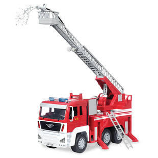 北美Driven消防车模型1 18儿童仿真玩具车工程车车模男孩生日礼物