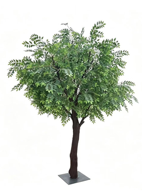 仿真槐树榆树假树造景室内装饰树人造树大型树仿真绿植简约景观树