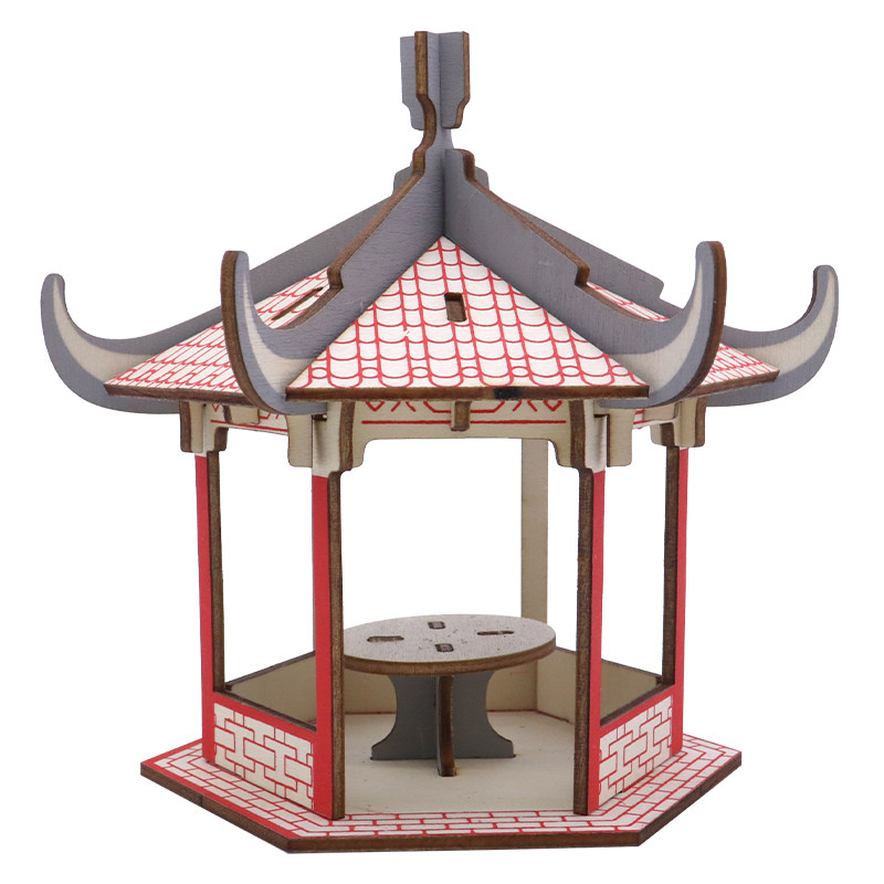 儿童益智diy建筑积木立体拼图