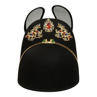 翼善冠明制仿定陵万历皇帝双龙乌纱帽汉服帽子男士首服中式新郎帽