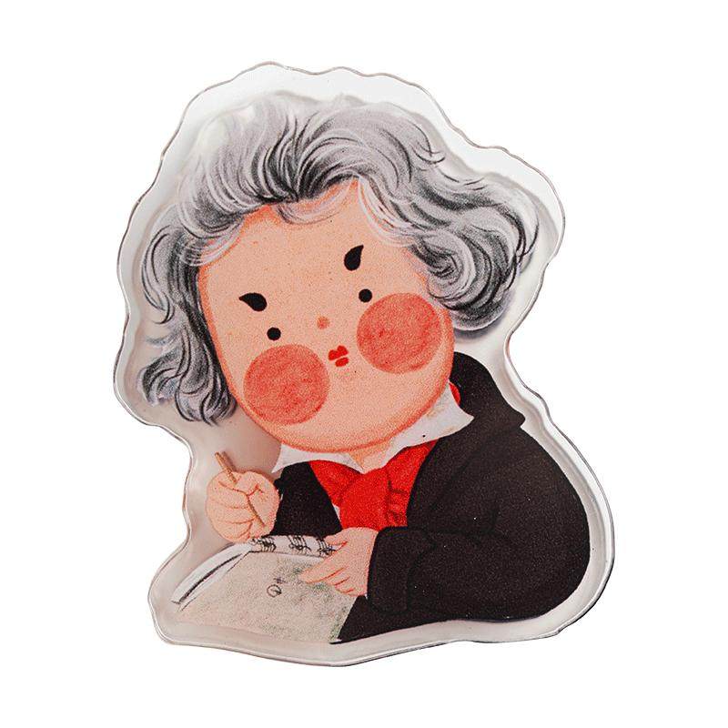 音乐家文创夹书神器谱夹 头书夹固定书本器曲谱夹钢琴谱夹子乐谱办公文件压书夹子