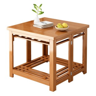 湖南烤火桌子家用折叠烤火架正方形实木冬季炕桌2025新款取暖餐桌