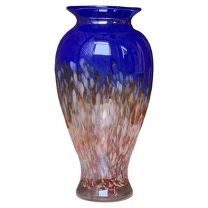 现代轻奢琉璃花瓶高级感插花器