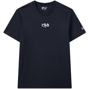 FILA斐乐官方男士短袖T恤夏季运动时尚纯棉圆领休闲半袖上衣短T