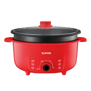 苏泊尔火锅电锅家用多功能煎炒一体电煮锅电热火锅分体式2026新款