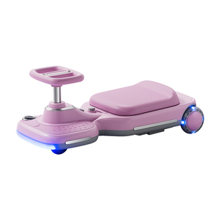 巴比特电动扭扭车儿童1到3岁防侧翻宝宝可坐大人双人小孩溜溜车