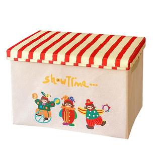 可水洗无异味带盖卡通宿舍衣服收纳箱车载衣柜储物箱防尘折叠收纳