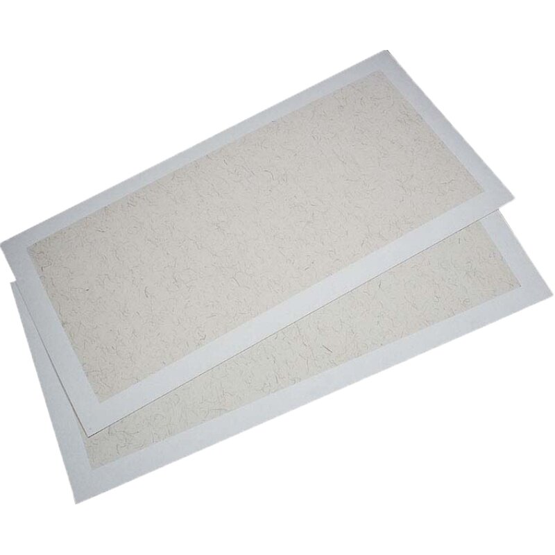 方形宣纸卡纸镜片生宣扇面软卡纸书法国画空白云龙皮纸宣纸半生熟