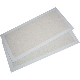 方形宣纸卡纸镜片生宣扇面软卡纸书法国画空白云龙皮纸宣纸半生熟