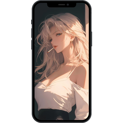 金发御姐8K高清壁纸iPhone手机ipad平板电脑桌面暖光慵懒风壁纸