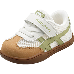 牧童儿童板鞋女童2026夏季新款男童透气网面德训鞋小孩休闲运动鞋