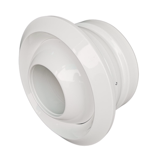 加厚铝合金球型喷口中央空调出风口机场车站大厅可调远程射流送风