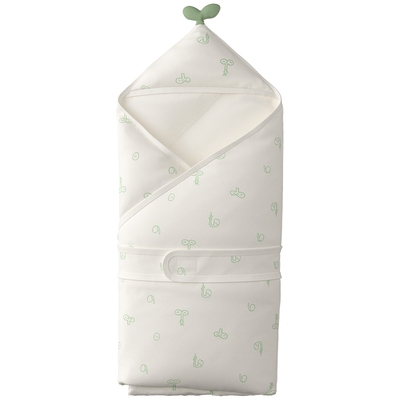 papa新生儿包被夹棉婴儿睡袋保暖