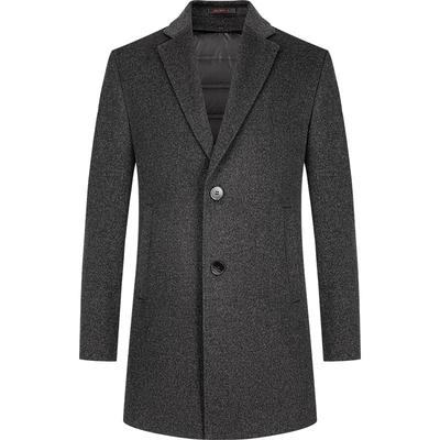 羊绒中长款毛呢大衣柒牌冬季